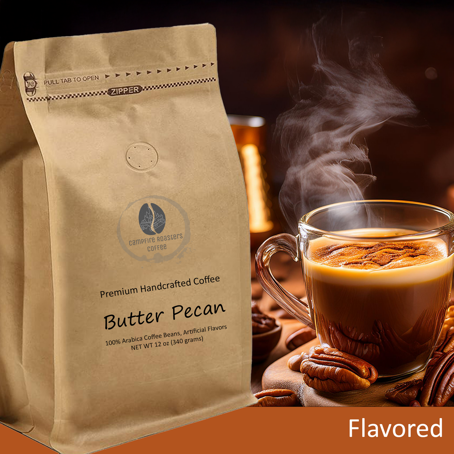 Butter Pecan Specialty Coffee 12 oz bag