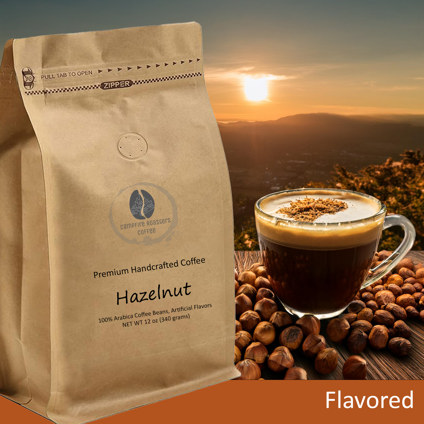 Hazelnut Specialty Coffee 12 oz bag