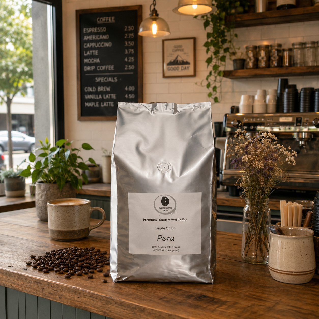 Peru Organic G1 Washed Process - Full City Roast | 5lb Bag