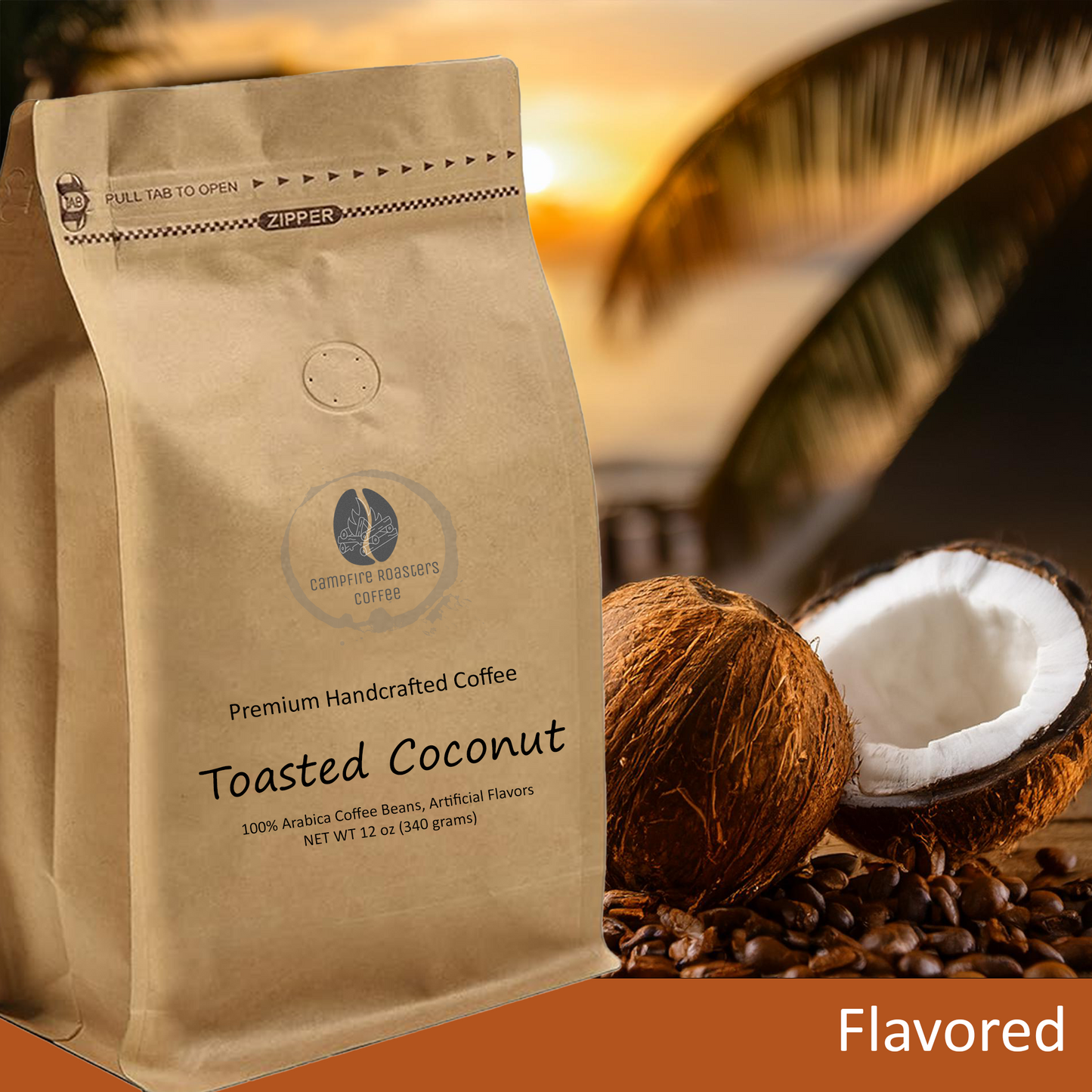 Toasted Coconut Specialty Coffee 12 oz bag