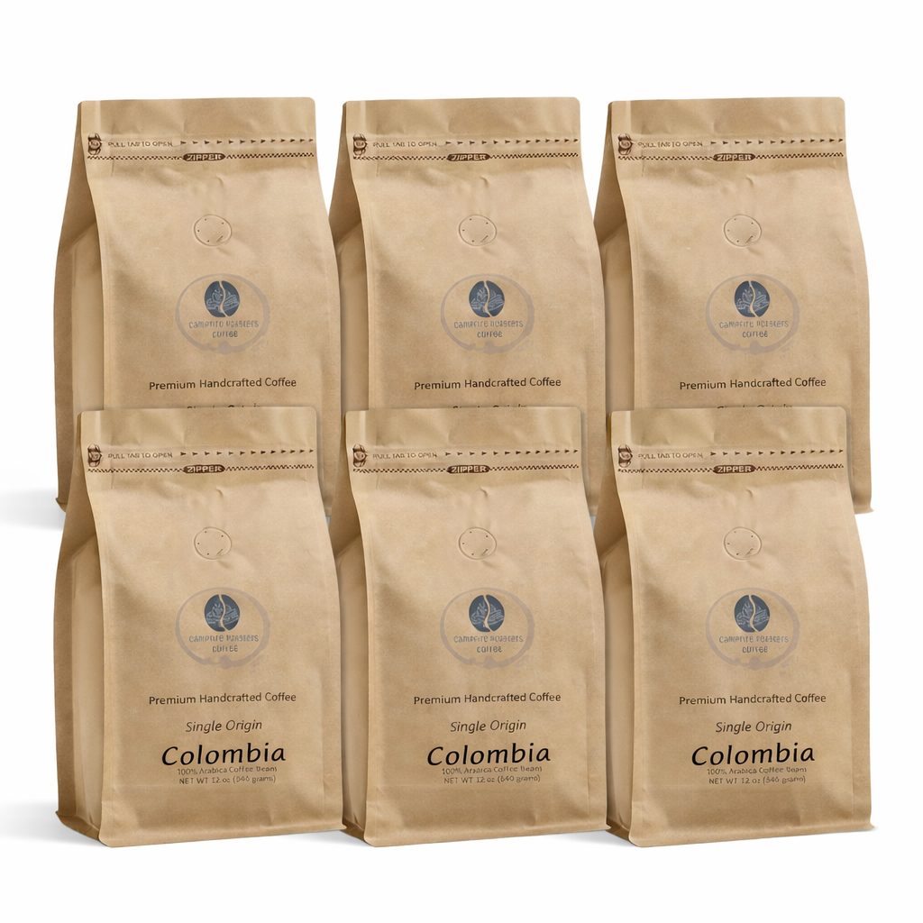 Colombia Pitalito Excelso Washed Process - Full City Roast 6-Pack Wholesale Case - 12 oz Bags
